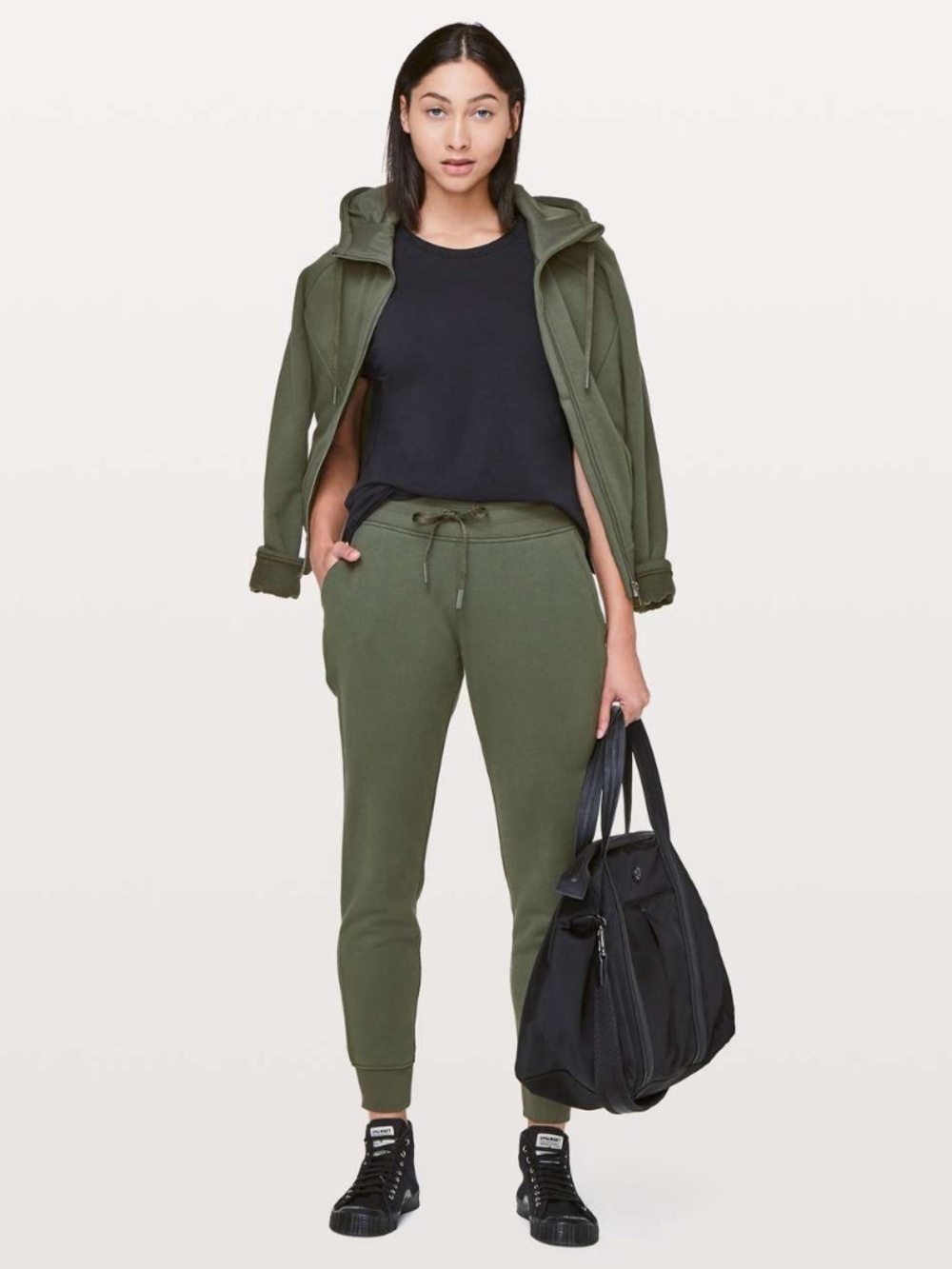 Lululemon Warm Down Jogger Sweatpant Green Size 6